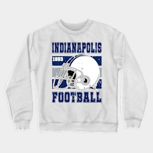 Indianapolis Retro Football Crewneck Sweatshirt